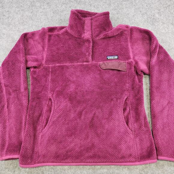 Patagonia Re-Tool Snap T Pullover Womens Small Polartec Thermal Fleece Jacket - Picture 3 of 13